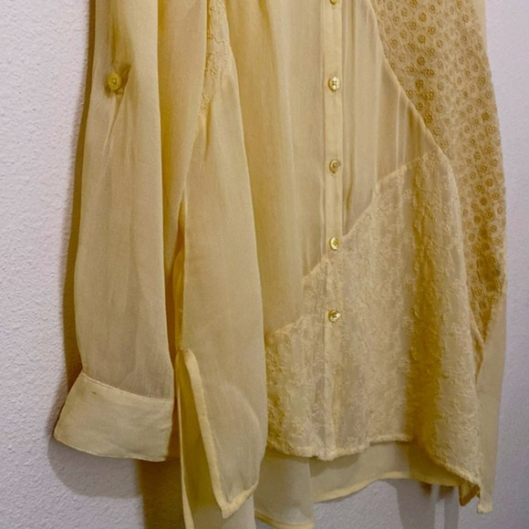 Chico's Cream Button Down Shirt - Picture 7 of 16